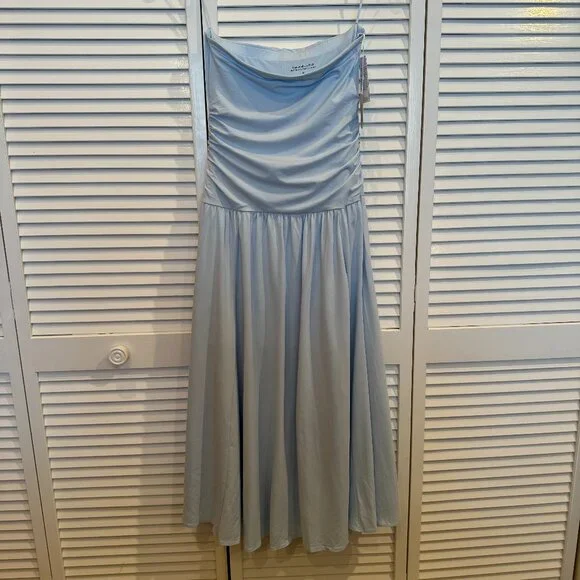 NWT Abercrombie & Fitch Knit Tube Drop-Waist Maxi Dress Size M - Picture 2 of 5